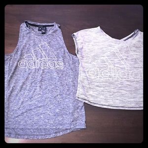 2 Adidas tank tops